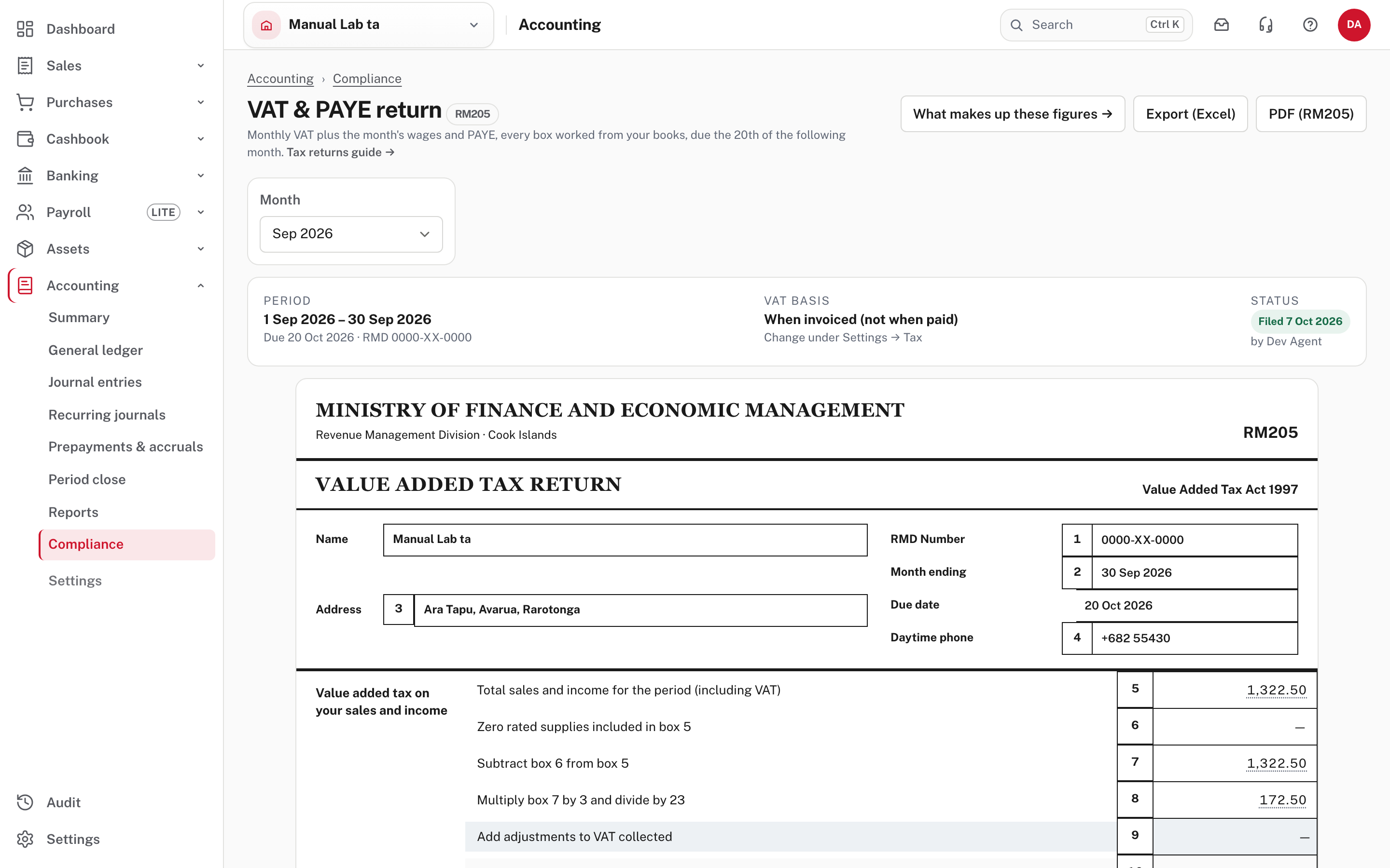 The filed return: its figures are frozen at what they were when it was filed